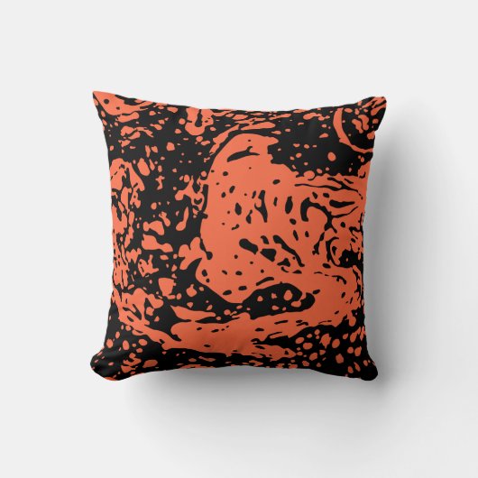 大理石花崗岩テクスチャ自然 クッション (正面)