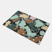 大理石花崗岩テクスチャ ドアマット (アングル)