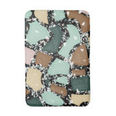 大理石花崗岩テクスチャ バスマット (正面縦)