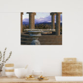 大理石花瓶1aのフルート ポスター (キッチン)