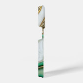 大理石製のジェイドアゲート iPhoneケース (右側面)