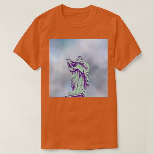 大理石製の女性像 Tシャツ (デザイン正面)