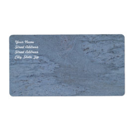 大理石製出荷ラベル（青） ラベル