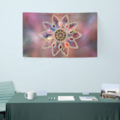 大理石製銀河系バナー 横断幕 (トレードショー)