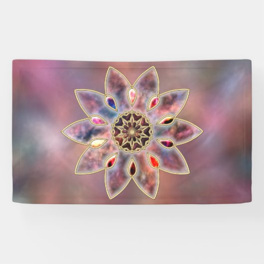 大理石製銀河系バナー 横断幕 (横)