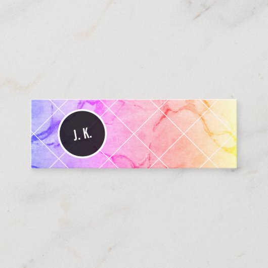 大理石製 スキニー名刺 (正面)