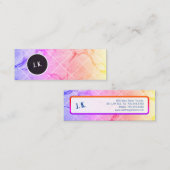 大理石製 スキニー名刺 (正面/裏面)