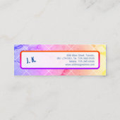 大理石製 スキニー名刺 (裏面)