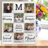 大理石記念記念記念ユニーク写真コラージュ フォトプラーク