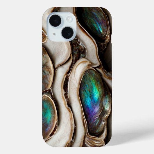 大理石調アバロンシェル 高級感 Case-Mate iPhoneケース (裏面)