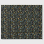 大理石金ゴールドアクアフォイル ラッピングペーパー (フラット)