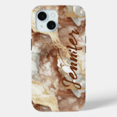 大理石金ゴールドアーストーンiPhone / iPadケース Case-Mate iPhoneケース (裏面)