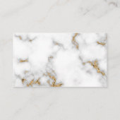 大理石金ゴールドシザー美容師事業 エンクロージャーカード (裏面)