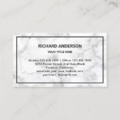 大理石金ゴールドツリーガーデニング造園芝生気に 名刺 (裏面)