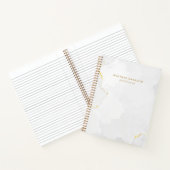 大理石金ゴールドノートブック ノートブック (内部)