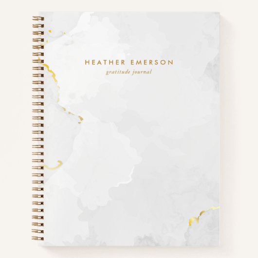 大理石金ゴールドノートブック ノートブック (正面)