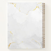 大理石金ゴールドノートブック ノートブック (裏面)