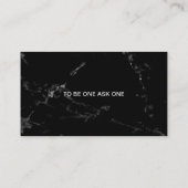 大理石金ゴールドマソニック名刺 |フリーメーソン 名刺 (裏面)