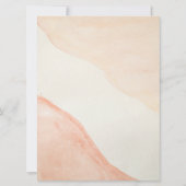 大理石金ゴールドムスリムアラビア結婚語と英語 招待状 (裏面)