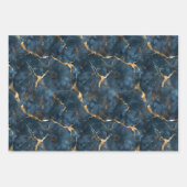 大理石金ゴールドメタリックルック ラッピングペーパーシート (正面2)