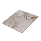 大理石金ゴールド旋回セラミックタイル タイル (側面)