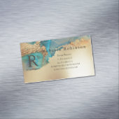 大理石金ゴールド マグネット名刺 (インサイチュ)