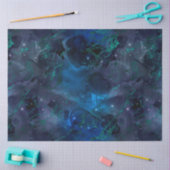 大理石銀河系シリーズデザイン11 薄葉紙 (クラフト)