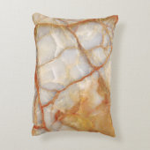 大理石陛下：光沢のあるエレガンス アクセントクッション (裏面(縦))