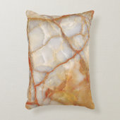 大理石陛下：光沢のあるエレガンス アクセントクッション (正面(垂直))