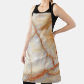 大理石陛下：光沢のあるエレガンス エプロン (インサイチュ)