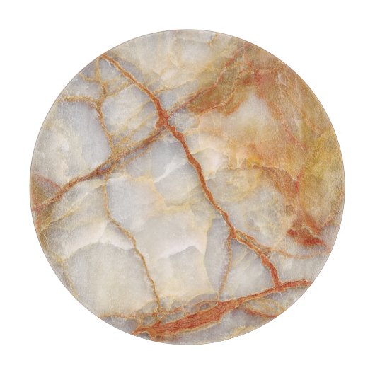 大理石陛下：光沢のあるエレガンス カッティングボード (正面)