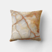 大理石陛下：光沢のあるエレガンス クッション (裏面)