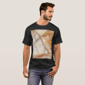 大理石陛下:光沢のあるエレガンス Tシャツ (正面フル)