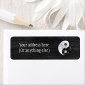 大理石陰陽記号 ラベル (インサイチュ)