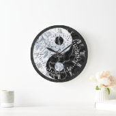 大理石陰陽記号 ラージ壁時計 (ホーム)