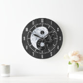 大理石陰陽記号 ラージ壁時計 (ホーム)
