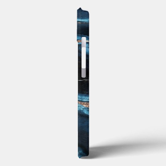 大理石青の名前 Case-Mate iPhoneケース (裏面 / 左)