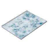 大理石青テクスチャ背景 ノートブック (左側)