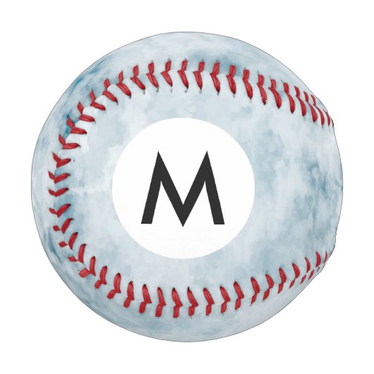 大理石青テクスチャ背景 野球ボール (正面左)