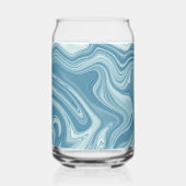 大理石青 ガラス缶 (左)