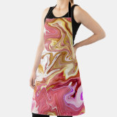 大理石魔法:カラフル抽象デザイン エプロン (インサイチュ)