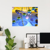 大理石魔法 ポスター (ホームオフィス)