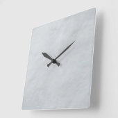 大理石10.75インチ正方形アクリル製壁時計 スクエア壁時計 (傾斜)