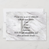 大理石3フォトスクール卒業発表 招待状 (裏面)