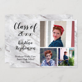 大理石3フォトスクール卒業発表 招待状