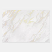 大理石3個のフェイク質感 ラッピングペーパーシート (正面3)