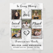 大理石5写真追悼式 プログラム (正面)