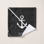 大理石&いかり バスタオルセット (ウォッシュタオル)