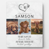 大理石 お気に入りの さようなら 思い出  フォトプラーク (正面)