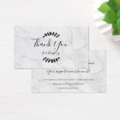 大理石 お買い物感謝割引カード (デスク)